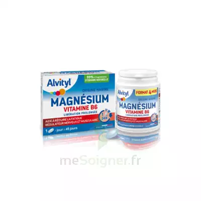 Alvityl Magnésium Vitamine B6 Libération Prolongée Comprimés Lp B/45 à CORMEILLES-EN-PARISIS
